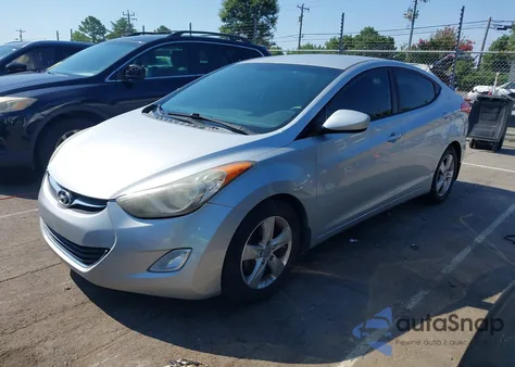 2013 Hyundai Elantra Gls из США, поврежденный, VIN 5NPDH4AE6DH254767